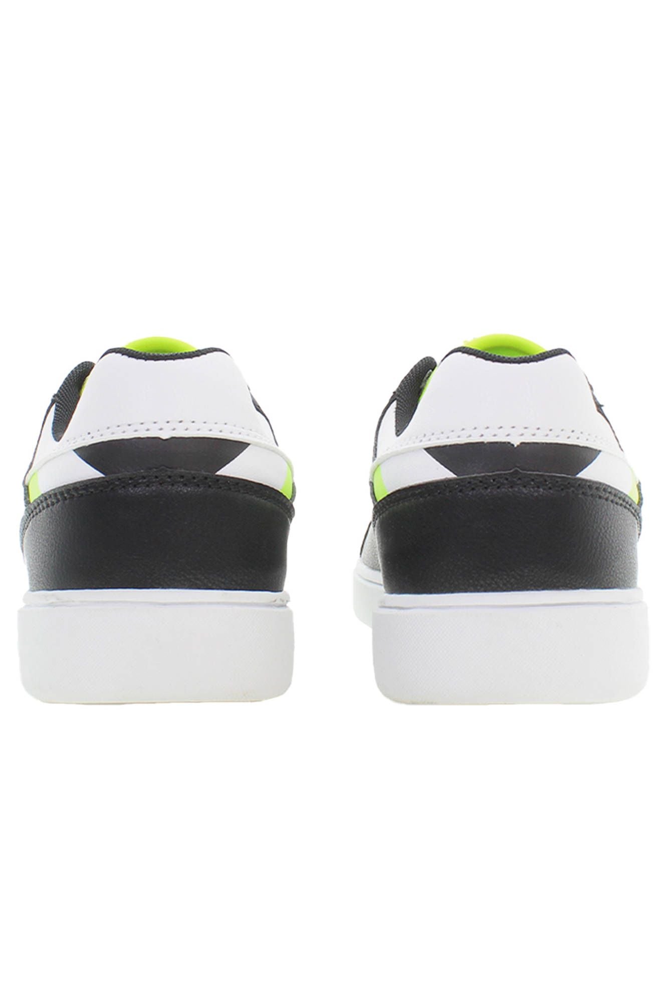 Elegant Black Lace-Up Sneakers