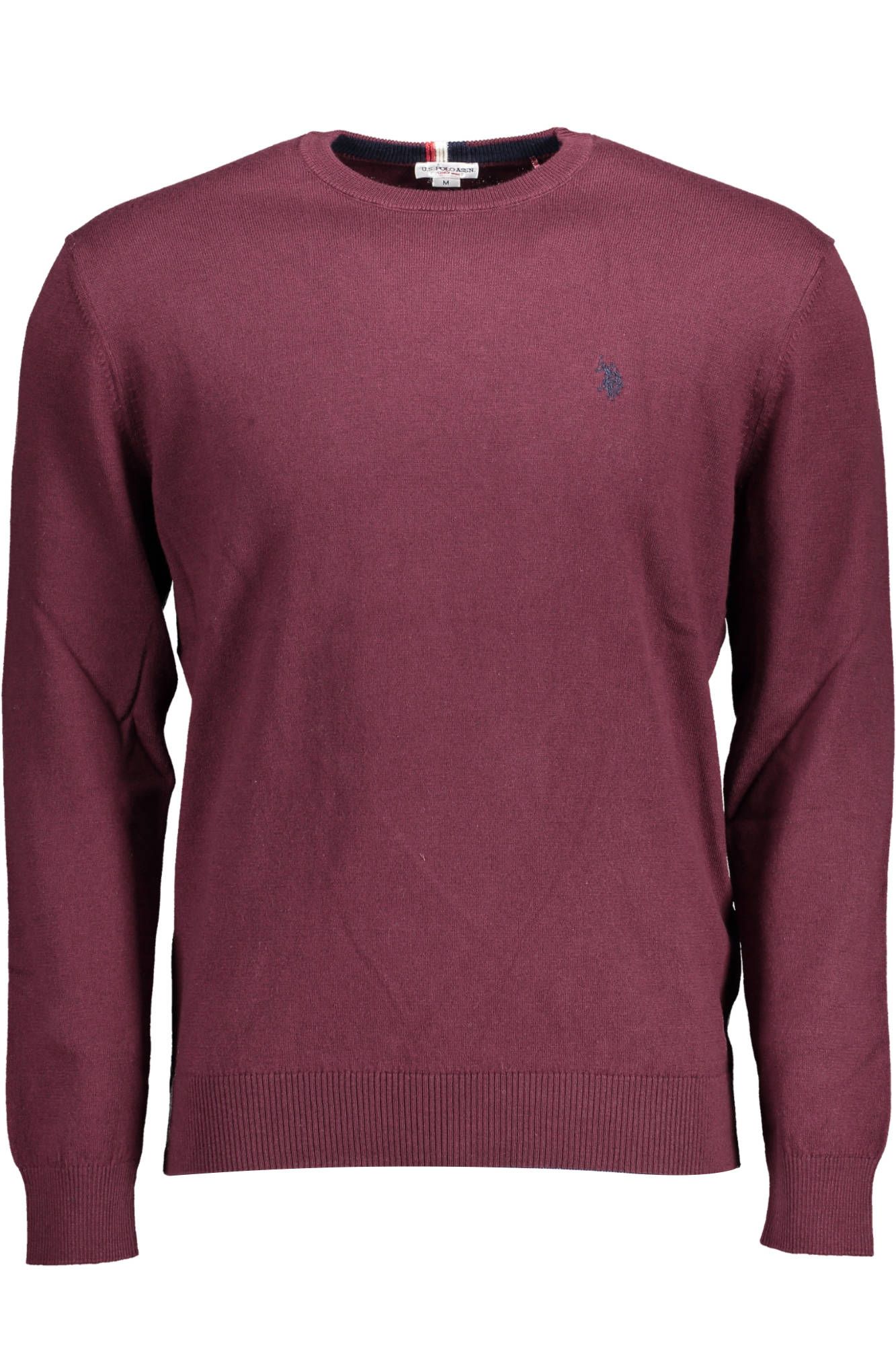 Elegant Purple Cotton Cashmere Sweater