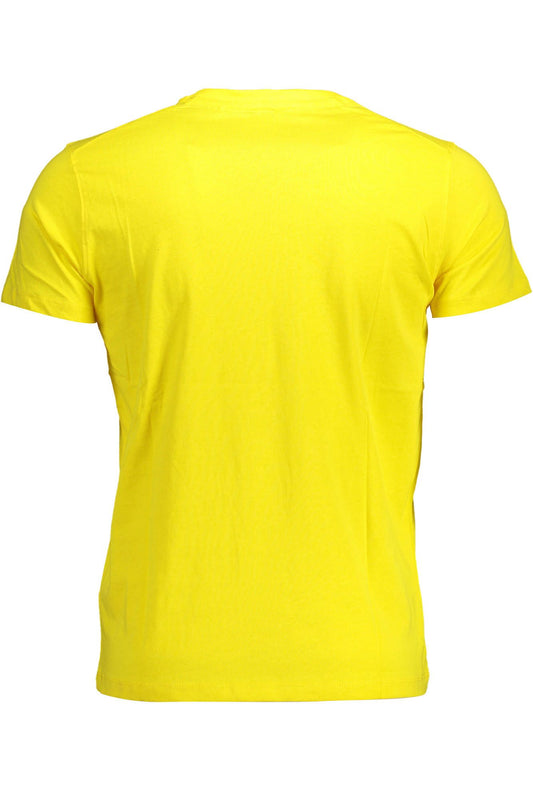 Sunny Yellow Crew Neck Logo Tee