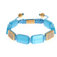 CZ Opal 18K Gold 925 Bracelet