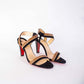 Elegant Suede Sandals with Leather Detail