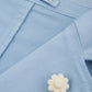 Elegant Light Blue Cotton Jacket