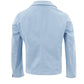 Elegant Light Blue Cotton Jacket