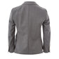 Elegant Grey Cotton Jacket - Double Breasted