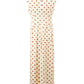 Elegant Sleeveless Polka Dot Maxi Dress