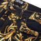 Versace Couture Baroque Slim Black Jeans