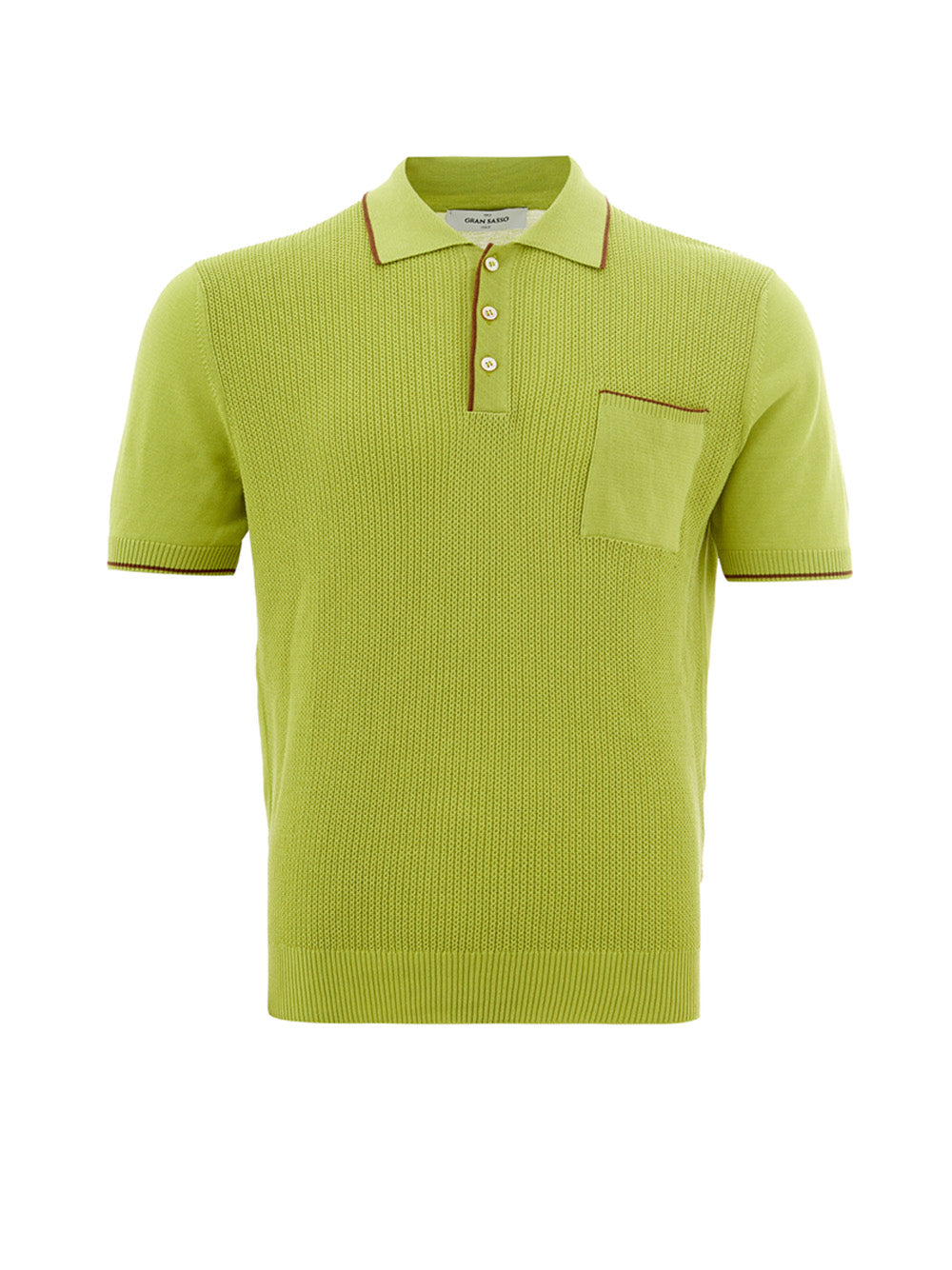 Neon Green Knit Polo for The Dapper Gentleman