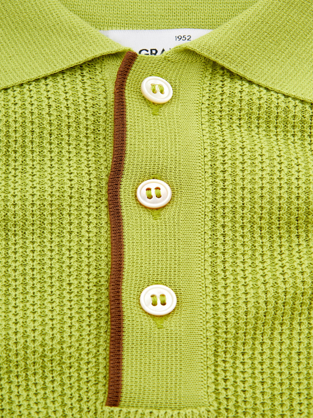 Neon Green Knit Polo for The Dapper Gentleman