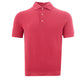 Elegant Pink Cotton Polo Knit for Men