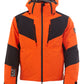 Chic Orange Technical Winter Jacket