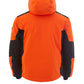 Chic Orange Technical Winter Jacket