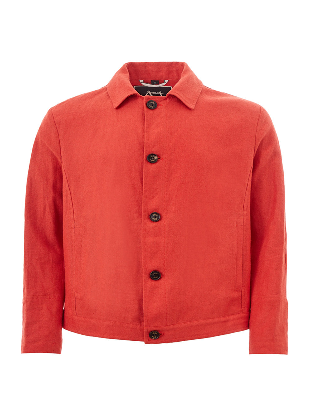 Elegant Orange Cropped Jacket - Fresh and Stylish