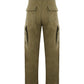 Elegant Green Cargo Trousers - Relaxed Fit