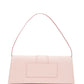 Chic Pink Patent Leather Shoulder Bag