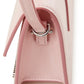 Chic Pink Patent Leather Shoulder Bag