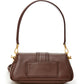 Chic Leather Shoulder Bag in Rich Brown