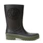 Elegant Rubber Dior Boots with Iconic Logo Detail