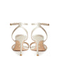 Elegant Ivory Embroidered Heeled Sandals