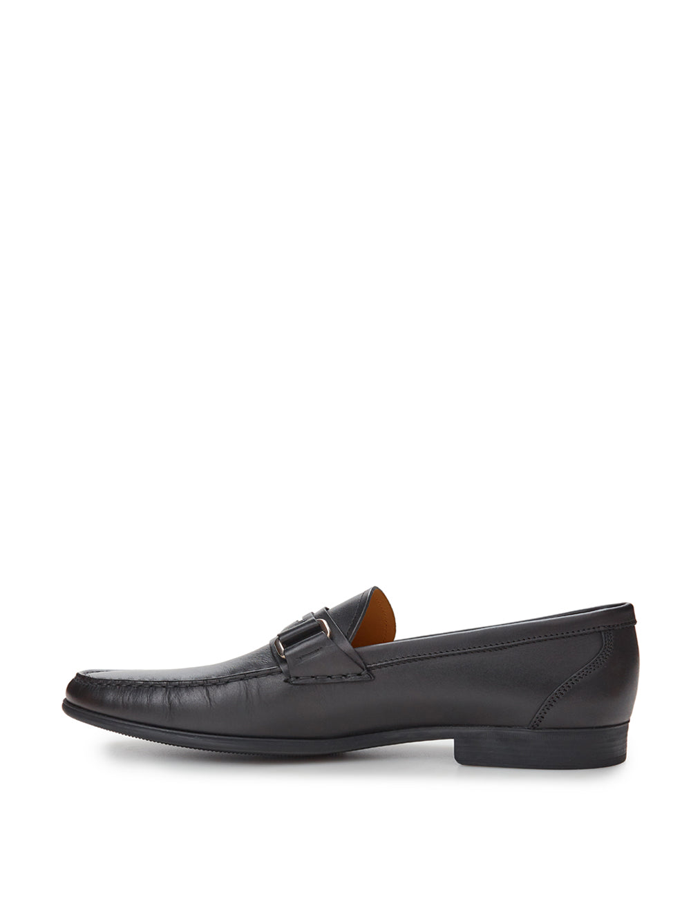 Elegant Black Leather Loafers for Men