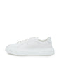 Elevated White Nappa Leather Off-Road Sneakers