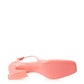 Chic Pink Patent Leather Mary Jane Shoes