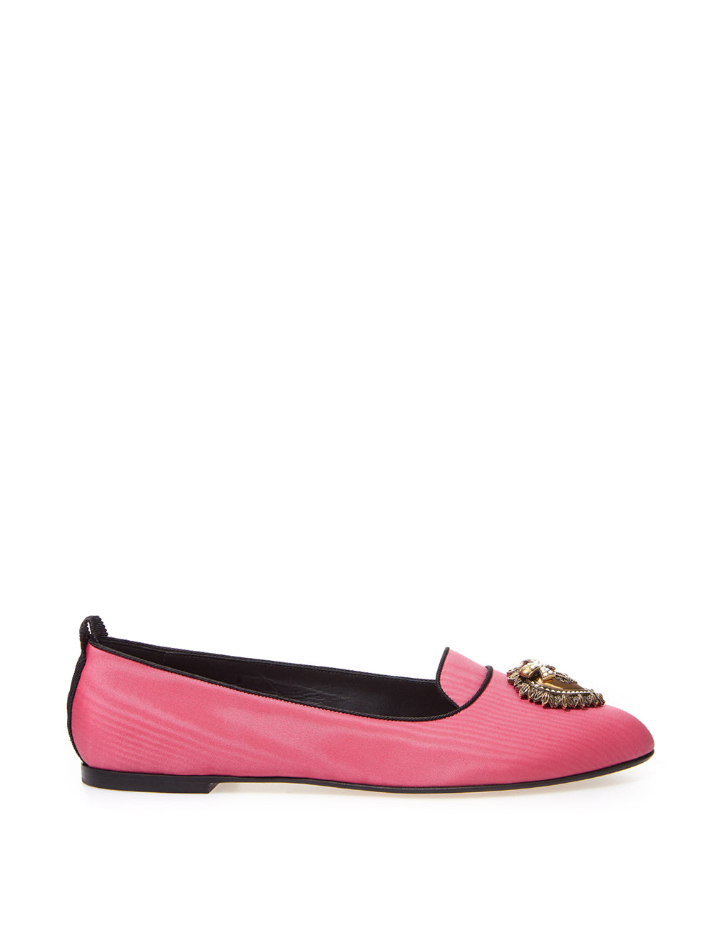 Elegant Pink Satin Ballerina Flats