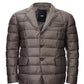 Elegant Dove Grey Quilted Jacket