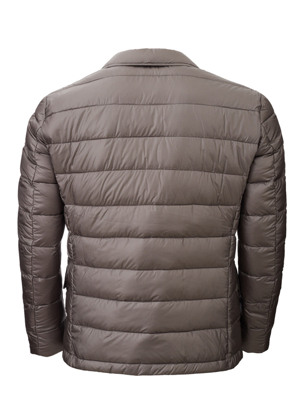 Elegant Dove Grey Quilted Jacket