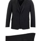 Elegant Black Three-Piece Wool Suit