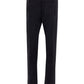 Elegant Tailored Blue Wool Trousers