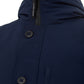 Elegant Blue Chateau Hooded Parka