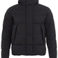 Elegant Quilted Black Armstrong Hooded Jacket