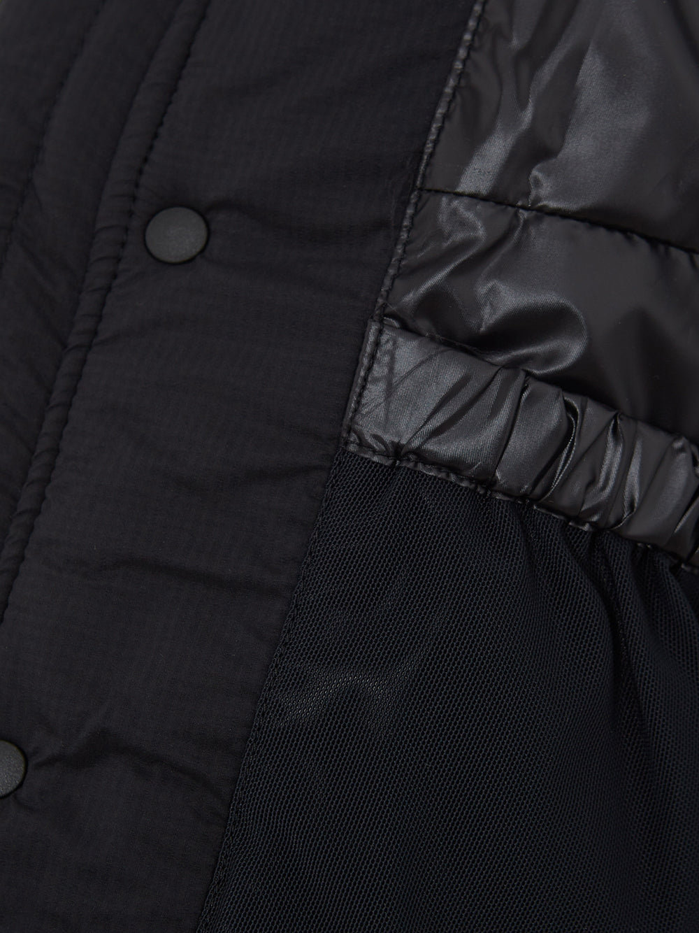 Elegant Quilted Black Armstrong Hooded Jacket