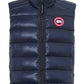 Elegant Quilted Blue Crofton Vest Jacket