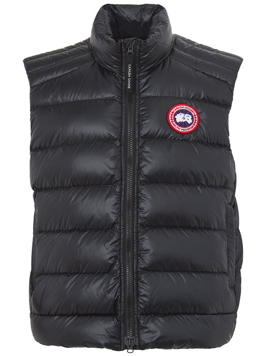 Elegant Quilted Black Crofton Vest Jacket