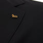 Elegant Black Cashmere Jacket