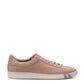 Chic Bally Pink Leather Lace-Up Sneakers