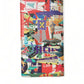 Multicolor Holiday Print Leather Long Bifold Card Holder Wallet