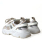 Beige White Daymaster Low Top Leather Sneakers Shoes