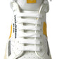 High-Top Perforated Leather Sneakers