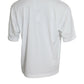 White Cotton Short Sleeves Crewneck T-shirt