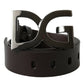 Dark Brown Leather DG Metal Buckle Belt