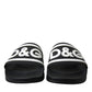 Black Rubber Sandals Slippers Beachwear Men Shoes