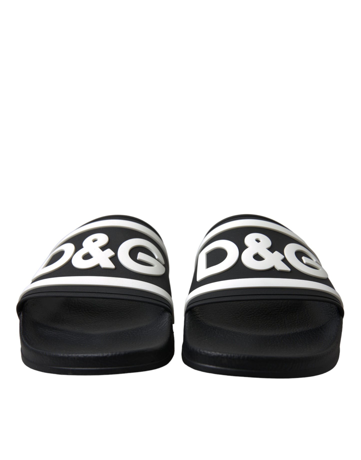 Black Rubber Sandals Slippers Beachwear Men Shoes