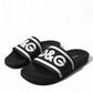 Black Rubber Sandals Slippers Beachwear Men Shoes