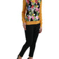 Multicolor Patchwork Cashmere Henley Sweater