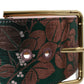 Multicolor Floral Jacquard Lurex Gold Buckle Belt