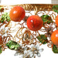 Gold Brass Crystal Sicily Orange ARANCE Head Tiara Crown