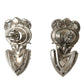 Silver Crystal Stone 925 Sterling Earrings