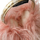 Pink Shearling Fur Winter Warmer Headband Ear Muffs